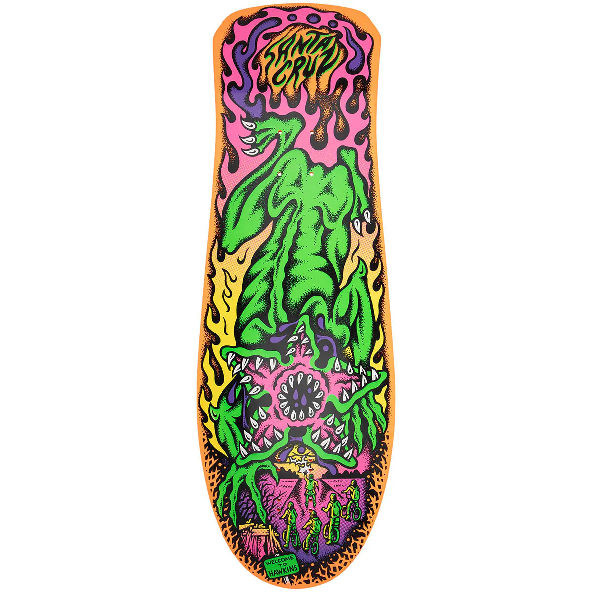 SANTA CRUZ - STRANGER THINGS SALBA DEMONGORGON 10.3 SKATEBOARD DECK