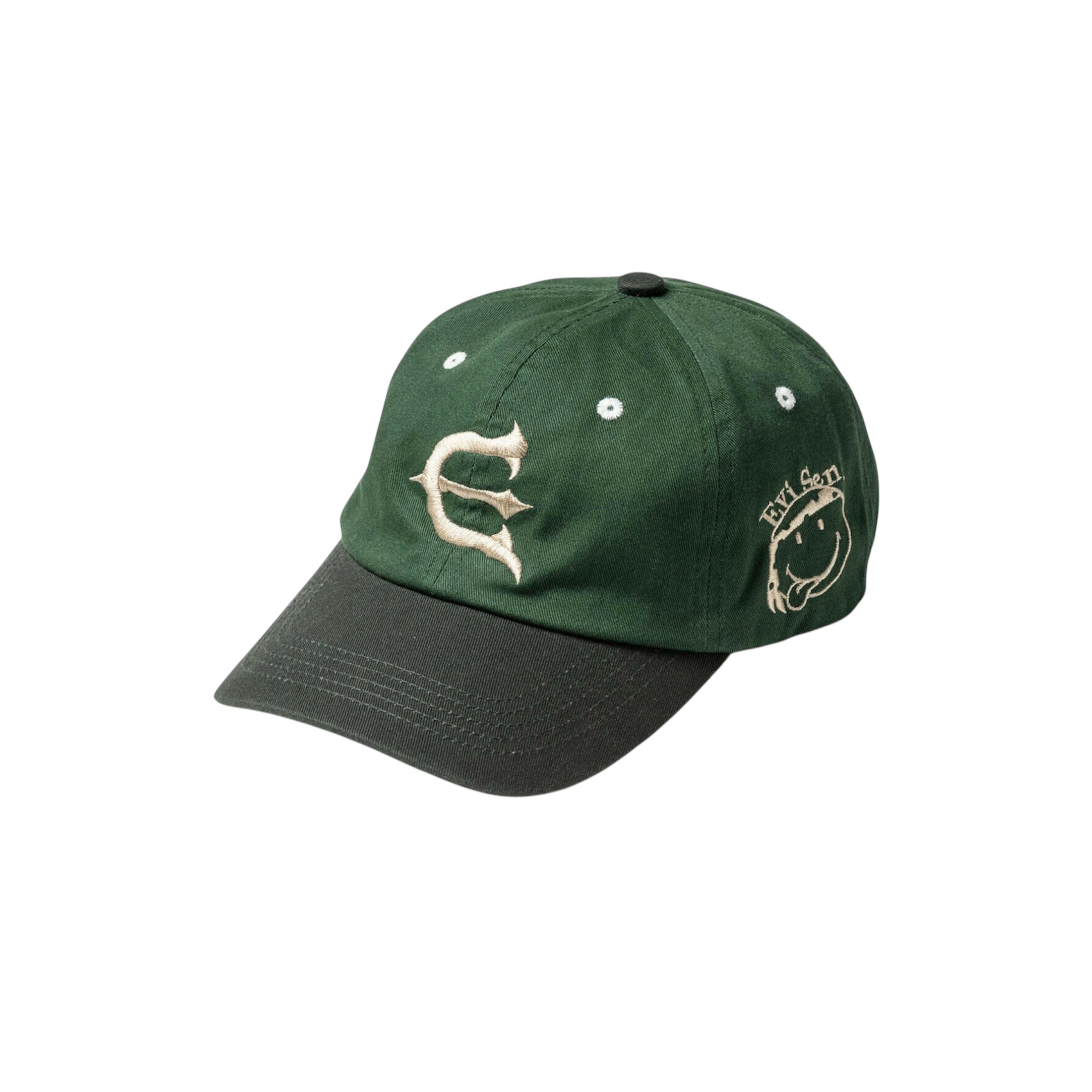 Evisen one up 6panel cap - Forest