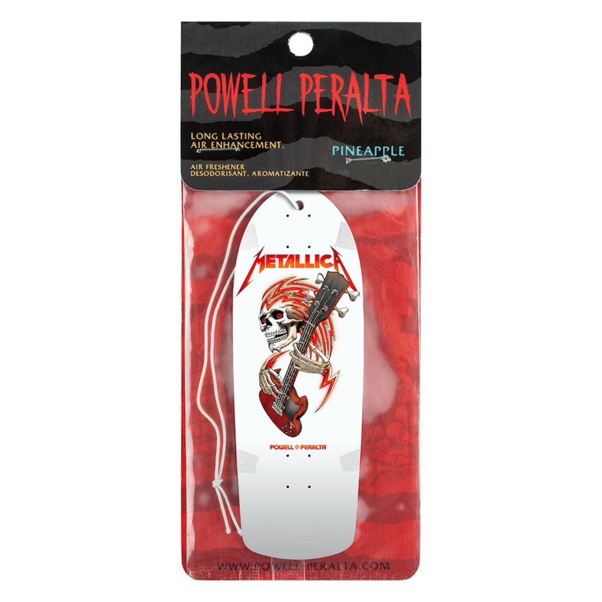 Powell Peralta Metallica White Air Freshener