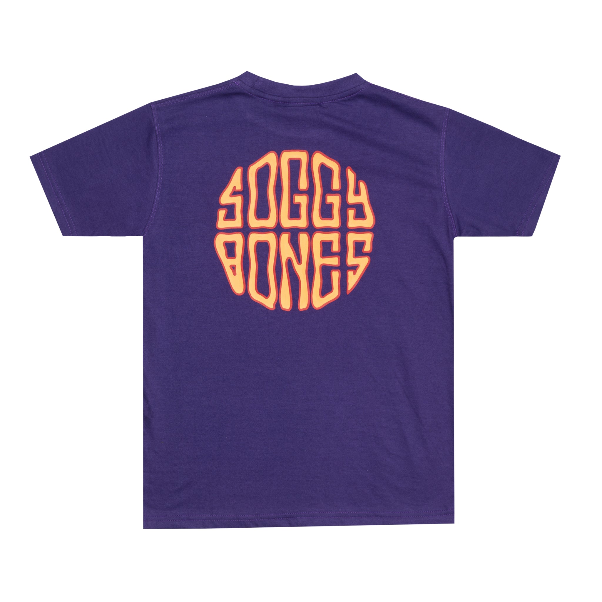SOGGYBONES OUTLINED YOUTH TEE - purple