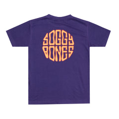 SOGGYBONES OUTLINED YOUTH TEE - purple