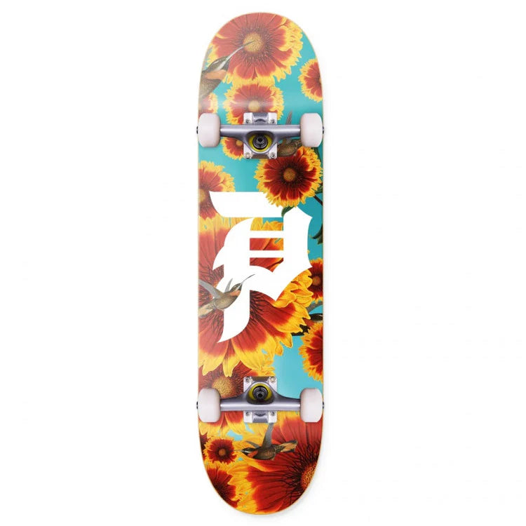 PRIMITIVE DIRTY P SUNFLOWER SKATEBOARD - 8.125”