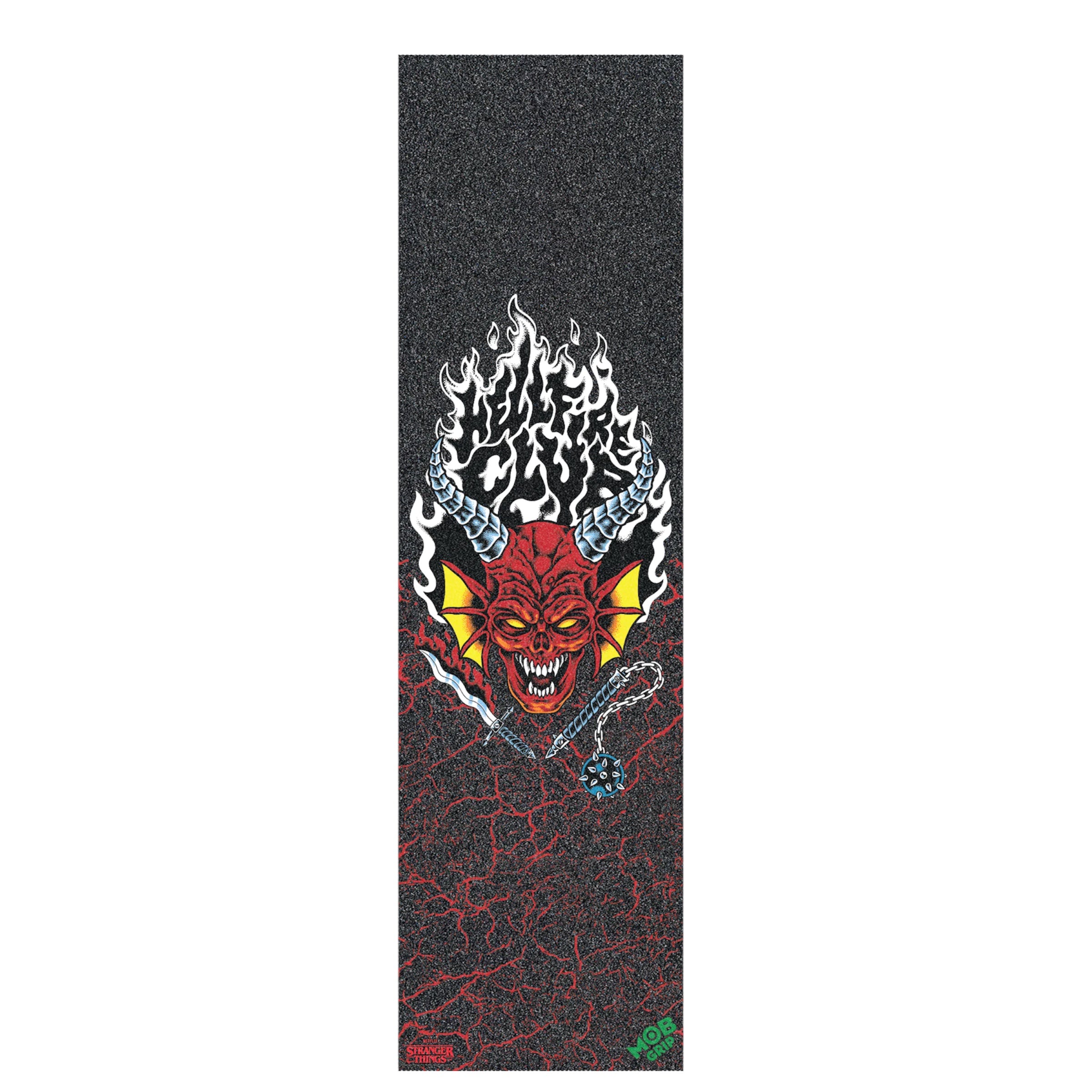 9” Stranger Things Hellfire Club Mob Skateboard Griptape