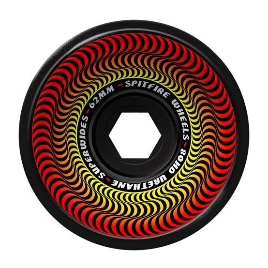 Spitfire superwides black 62mm