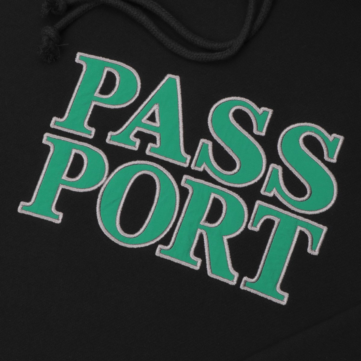 Pass~Port official stacked Appliqué hood