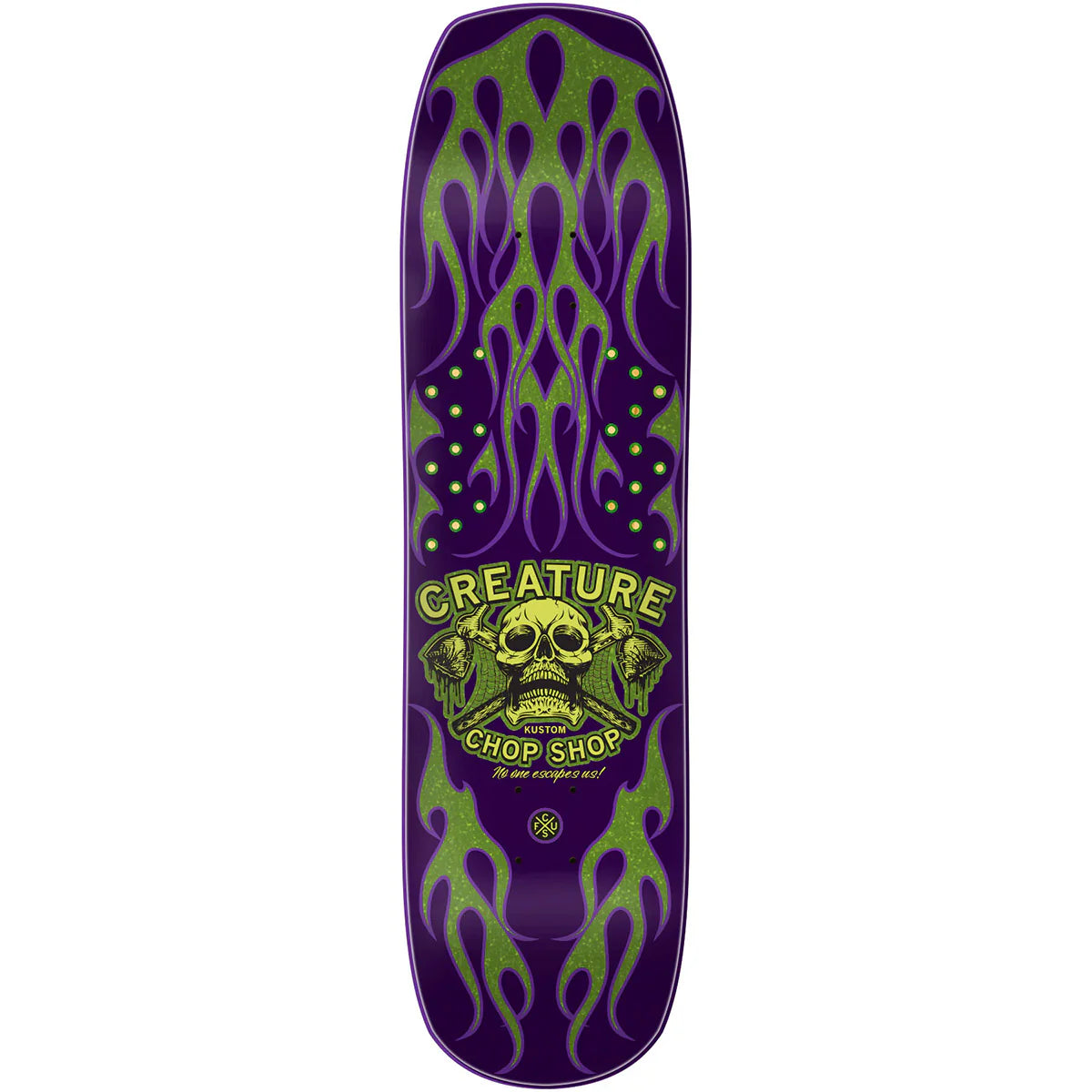 CREATURE - CHOP SHOP FLAME 8.5 SKATEBOARD DECK