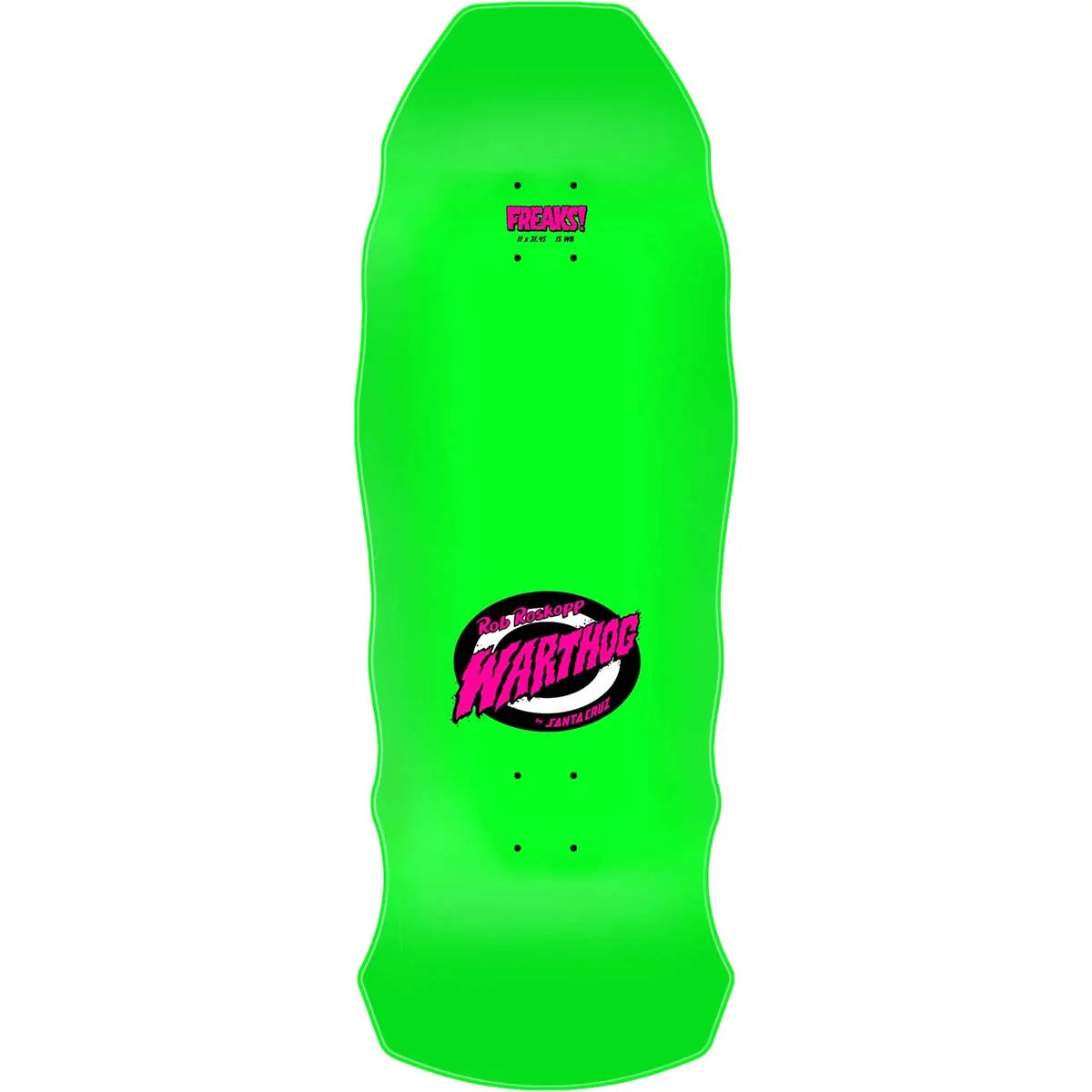 Santa Cruz - Rob Roskopp Warthog Freaks 11.0 Skateboard Deck