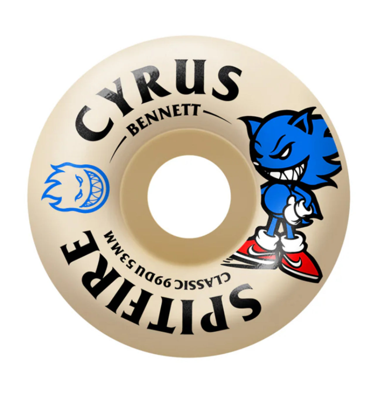 SPITFIRE - F4 CYRUS BENNETT BURN SQUAD CLASSIC 53MM 99A SKATEBOARD WHEELS