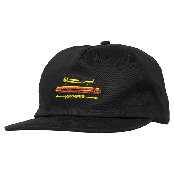KROOKED - KOFFIN SNAPBACK BLACK