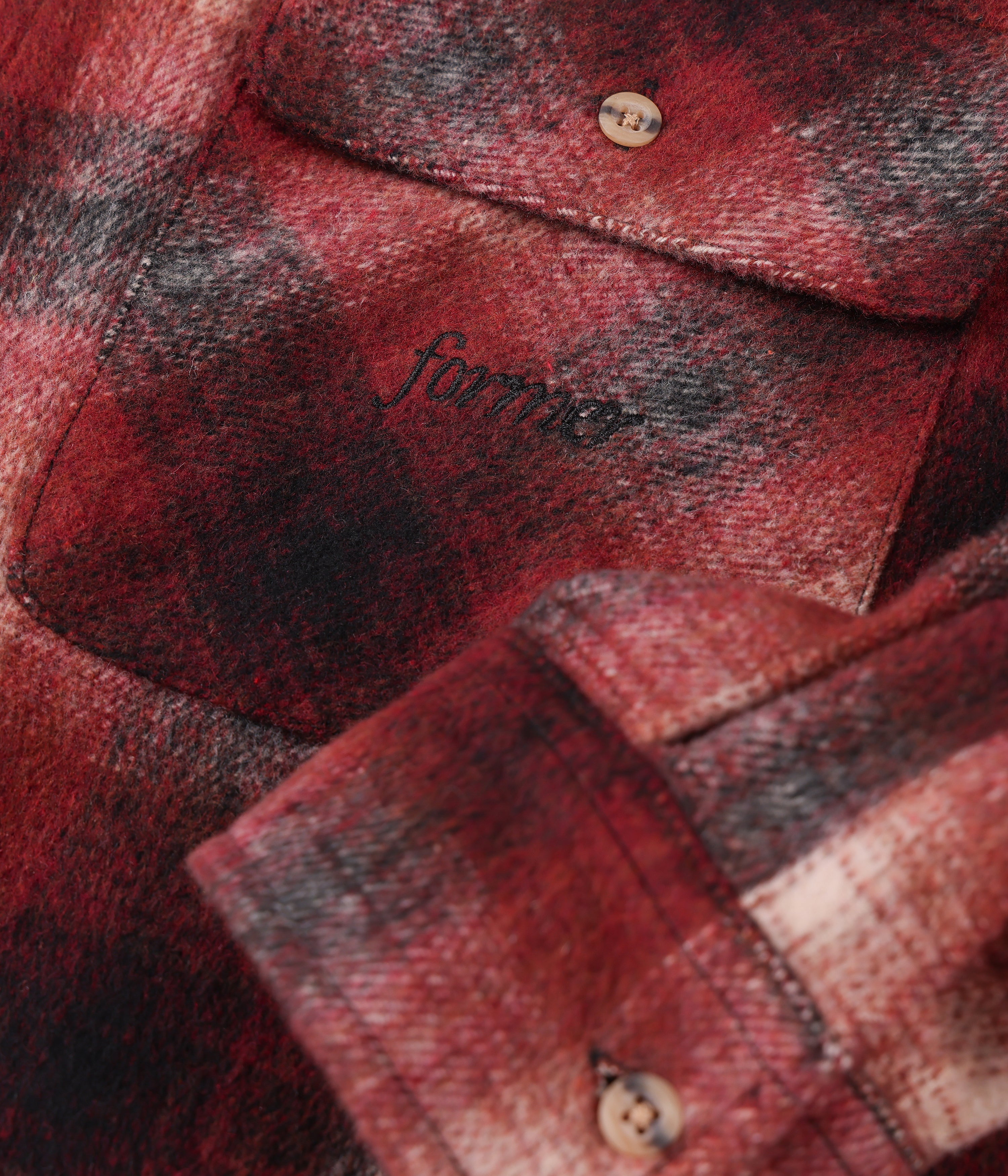 Former Manners Flannel LS shirt - Red