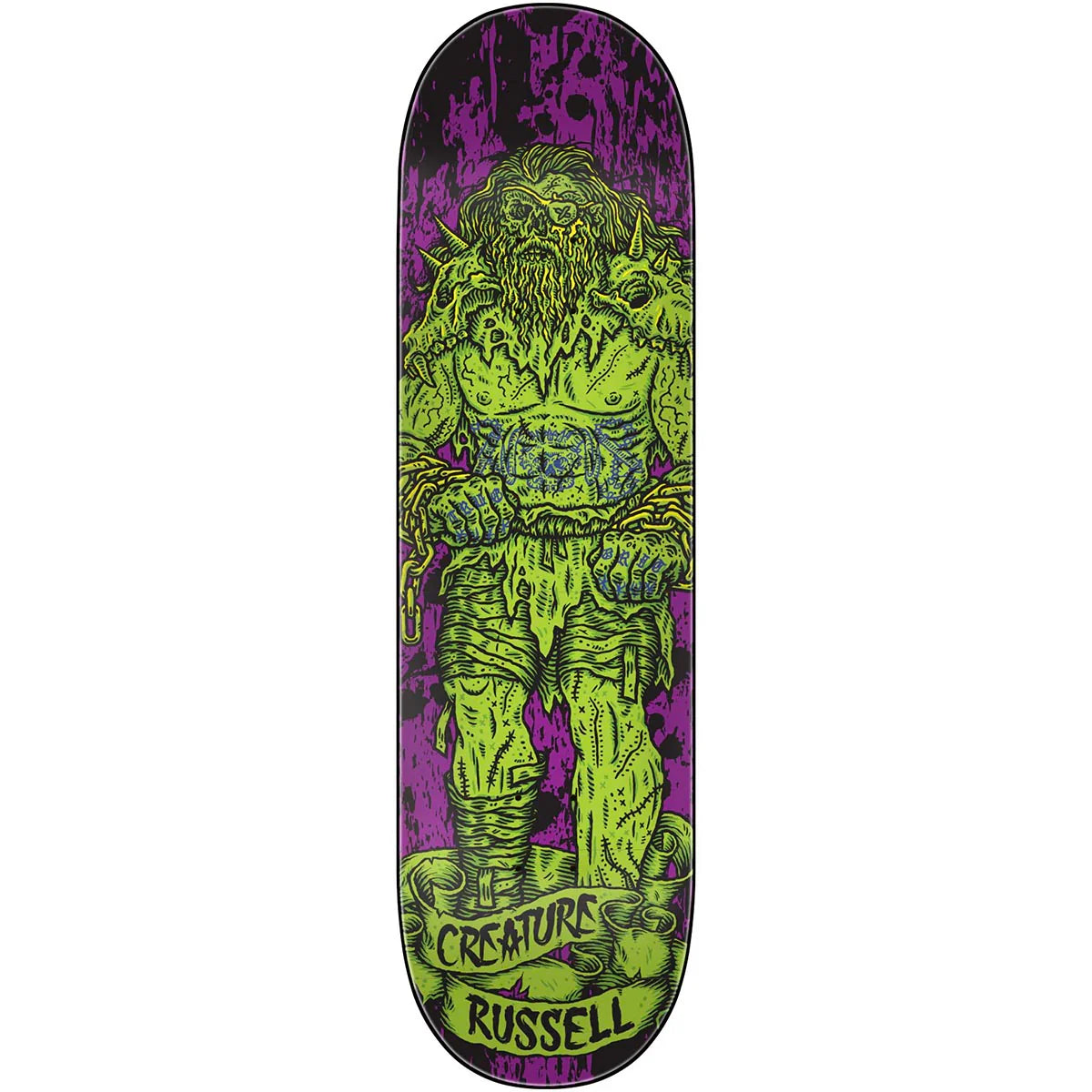 CREATURE - CHRIS RUSSELL VIKING OF HESH LAW XX 8.75 SKATEBOARD DECK