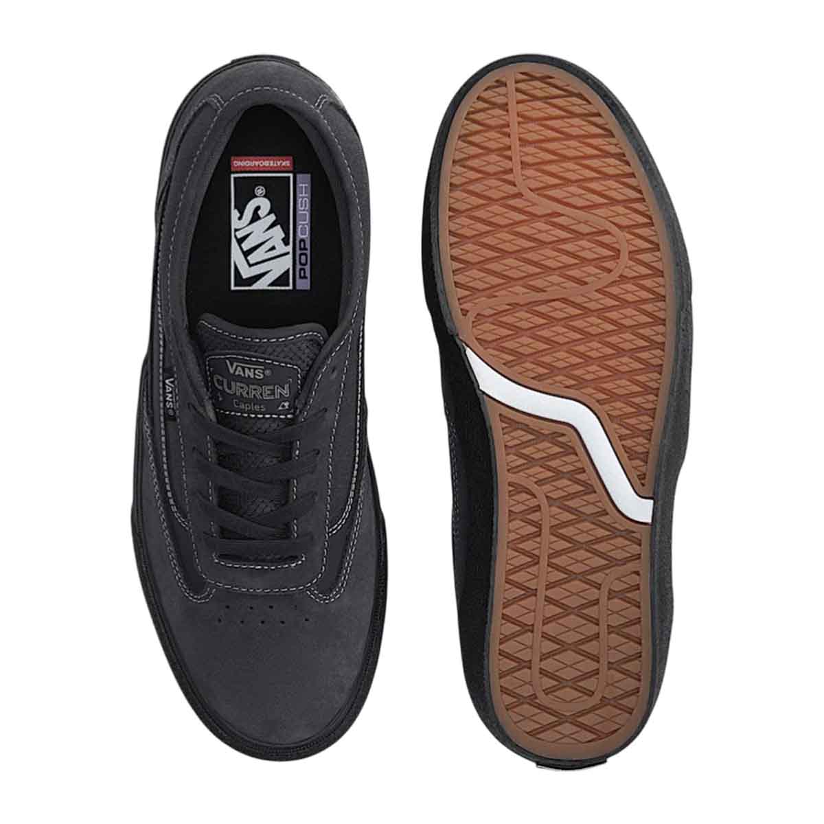 VANS - SKATE CURREN CAPLES SHOES CHARCOAL/BLACK