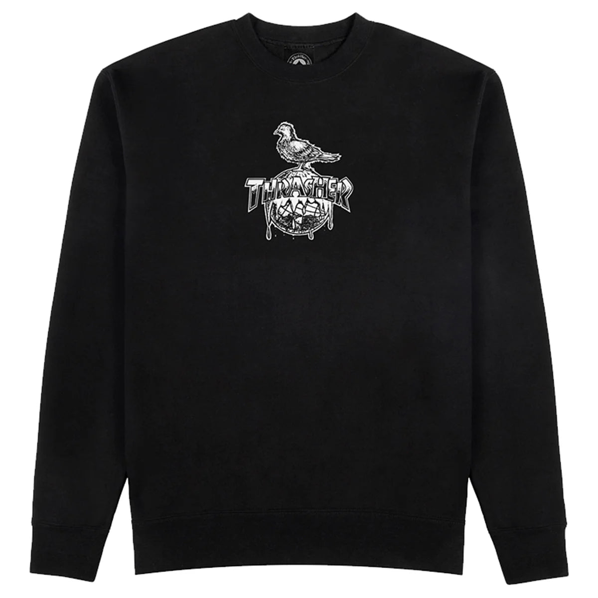 Thrasher cover the earth crewneck - Black