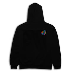 SOGGYBONES SCRIBBLE YOUTH HOOD - BLACK