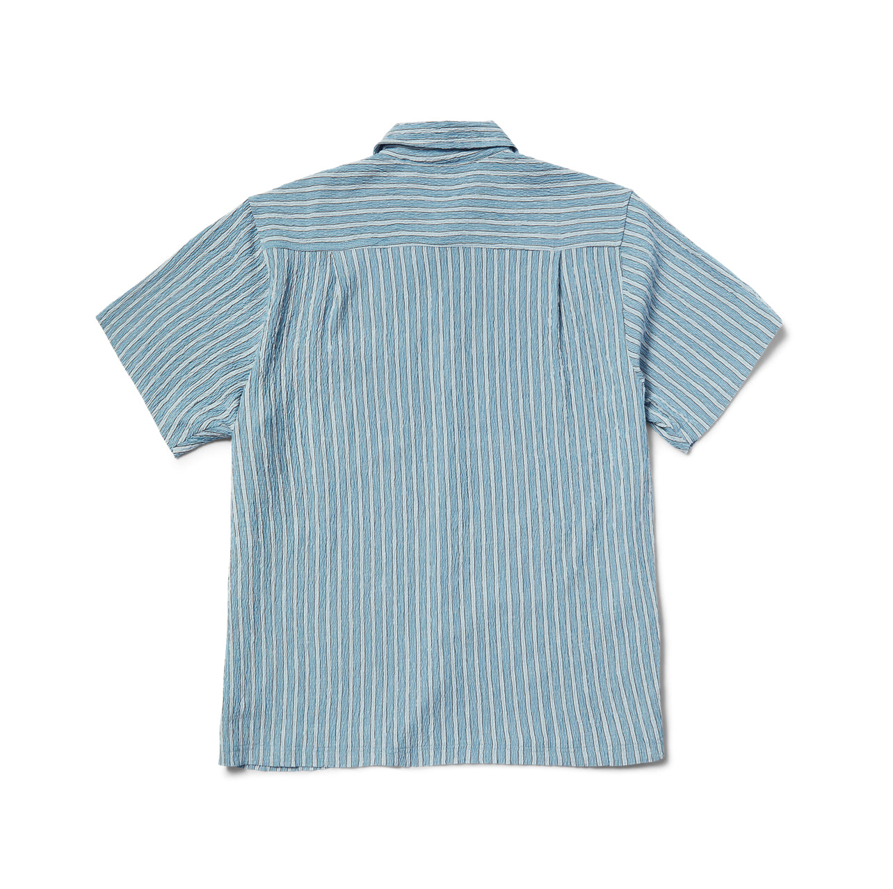 HUF APOLLO STRIPED SHIRT - POOL BLUE