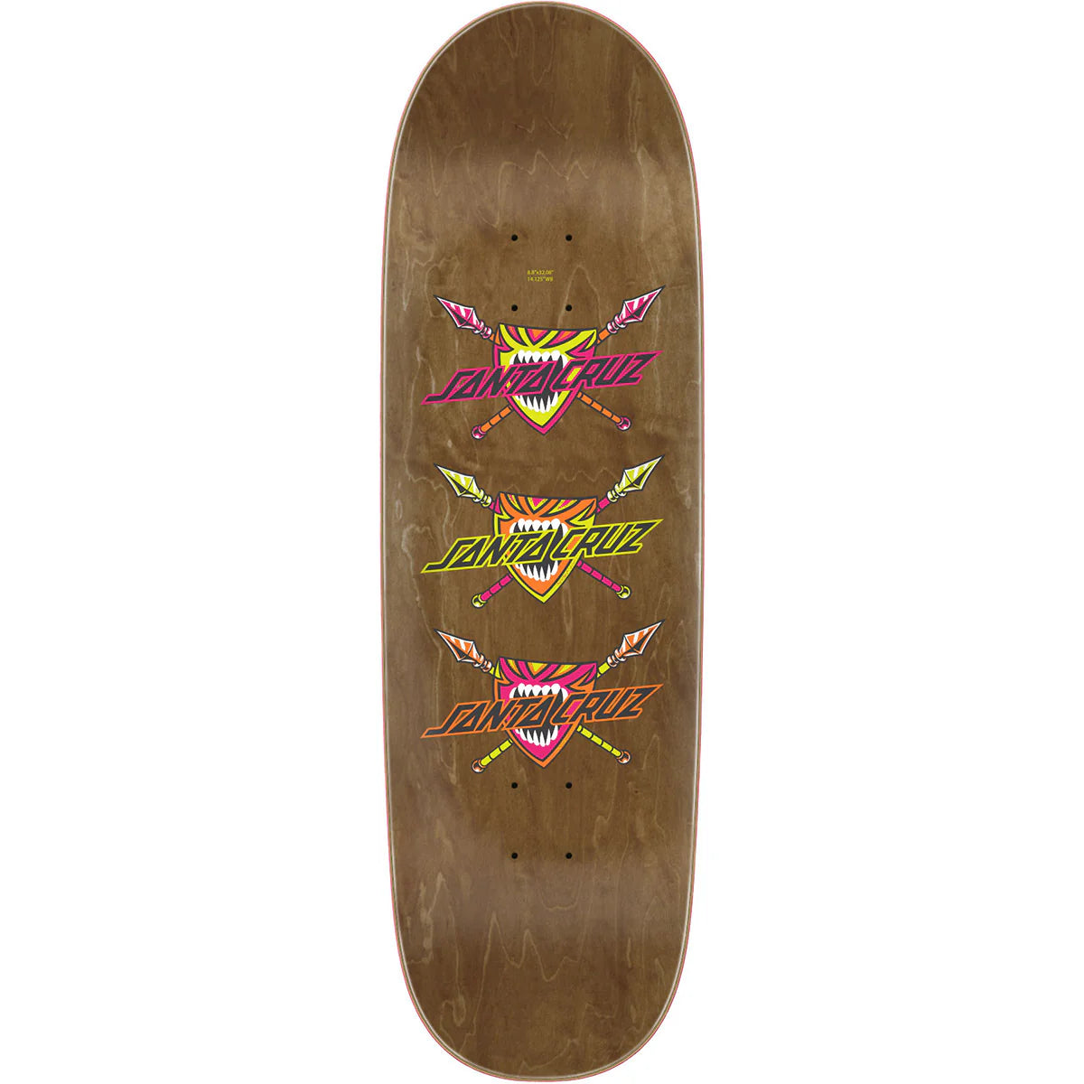 SANTA CRUZ - SALBA FIREDANCE 8.8 SKATEBOARD DECK