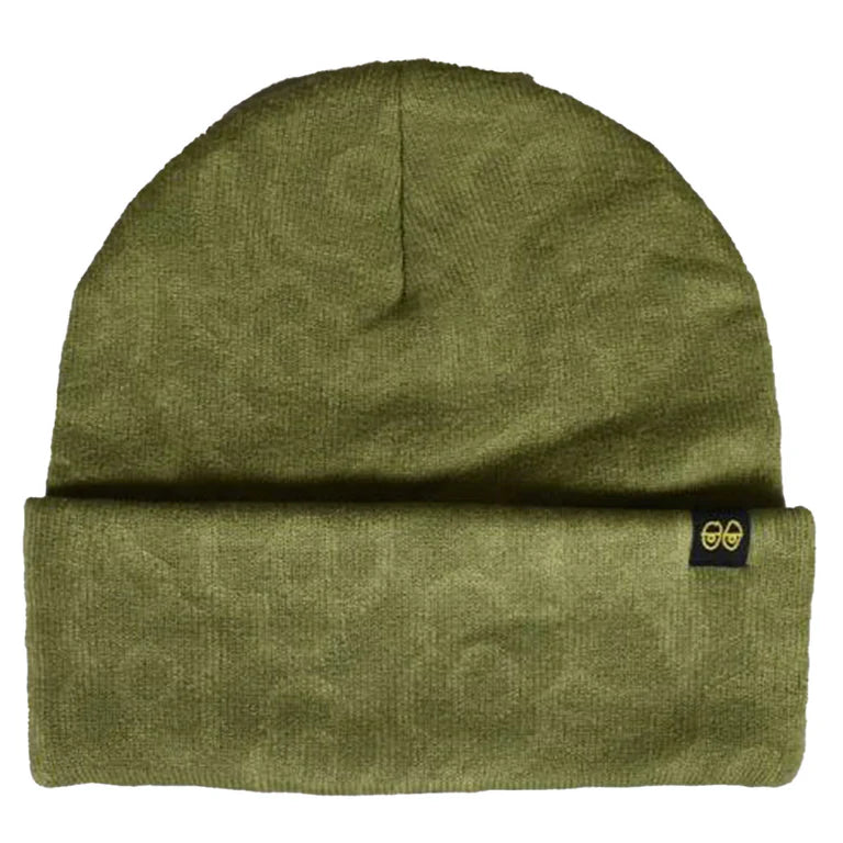 KROOKED - FLOWERS EYES CLIP CUFF BEANIE OLIVE