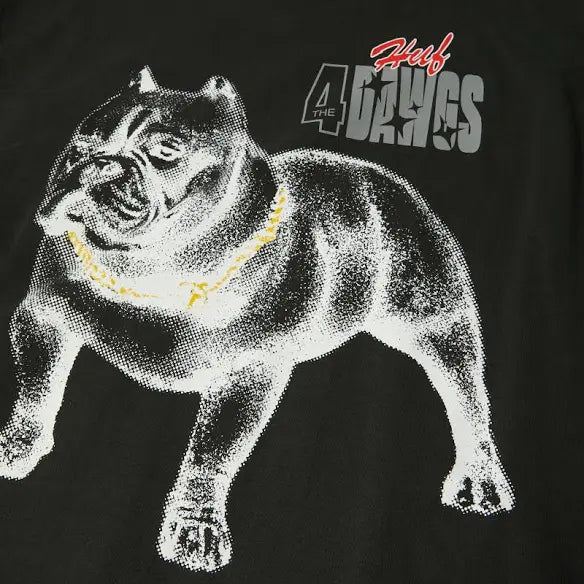 HUF 4 THE DAWGS - VINTAGE BLACK