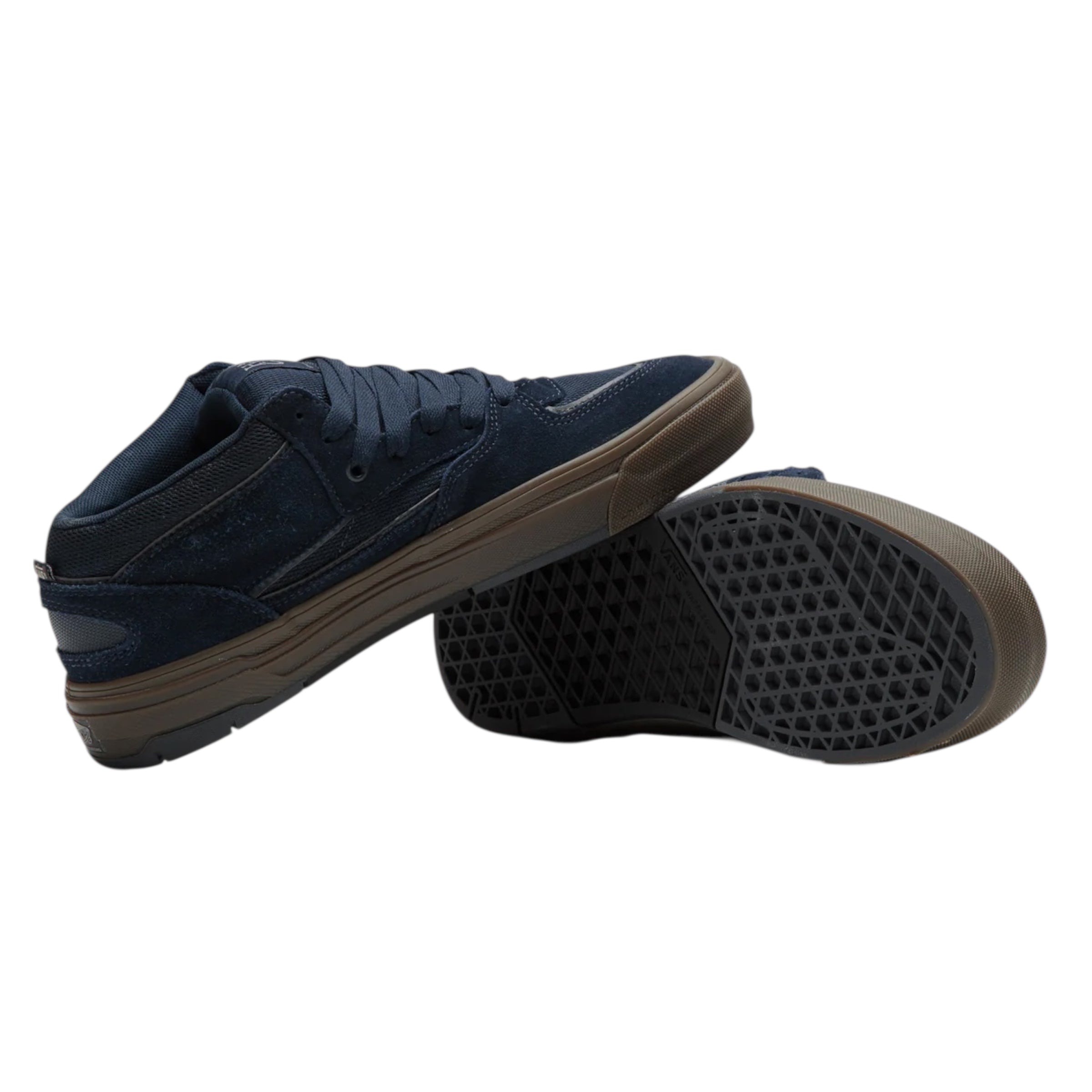VANS - SKATE HALF CAB WAFFLECUP SHOES NAVY/GUM
