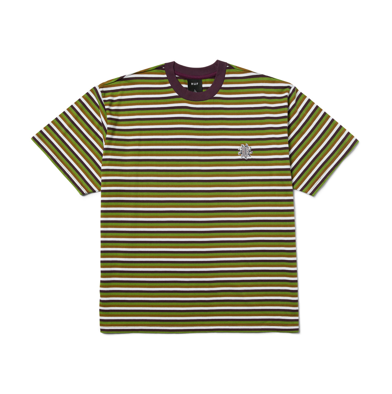 HUF APOLLO STRIPED TEE - GREEN