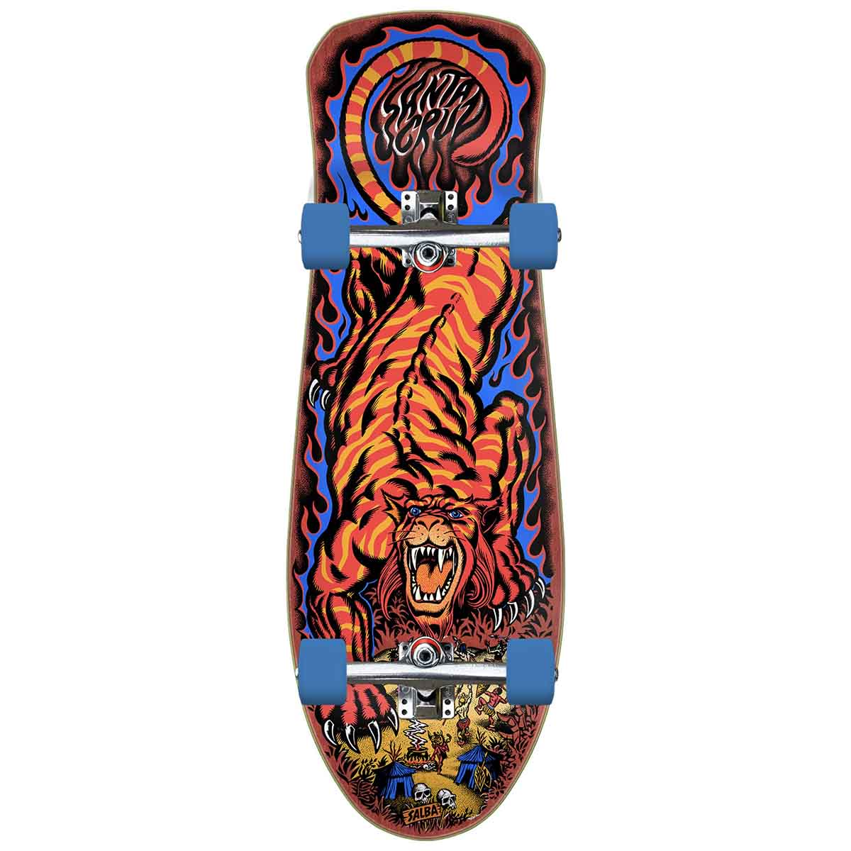 SANTA CRUZ - SALBA TIGER 10.3 COMPLETE SKATEBOARD