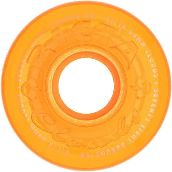 RICTA - HI VIS CLOUDS ORANGE 54MM 78A SKATEBOARD WHEELS
