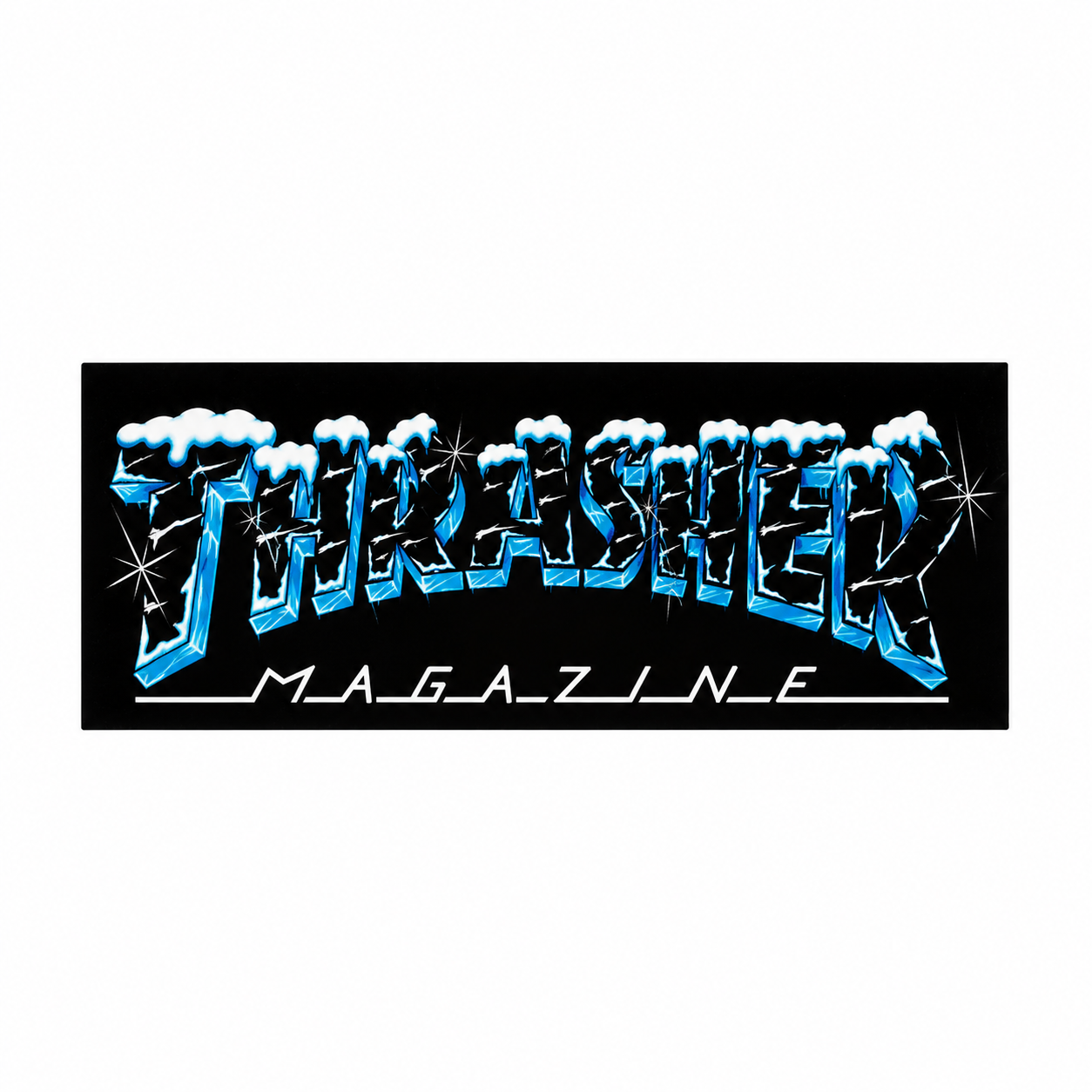 THRASHER ICE COLD BUMPER STICKER