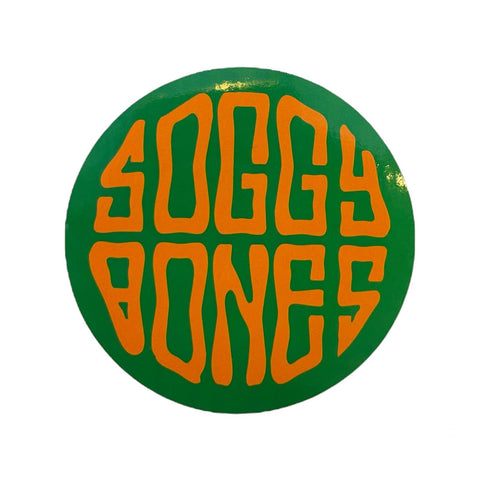 Soggybones OG sticker - Green / Orange
