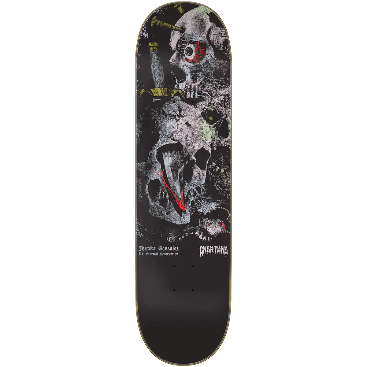 CREATURE - JHANKA GONZALEZ MORTEM VX 8.375 SKATEBOARD DECK