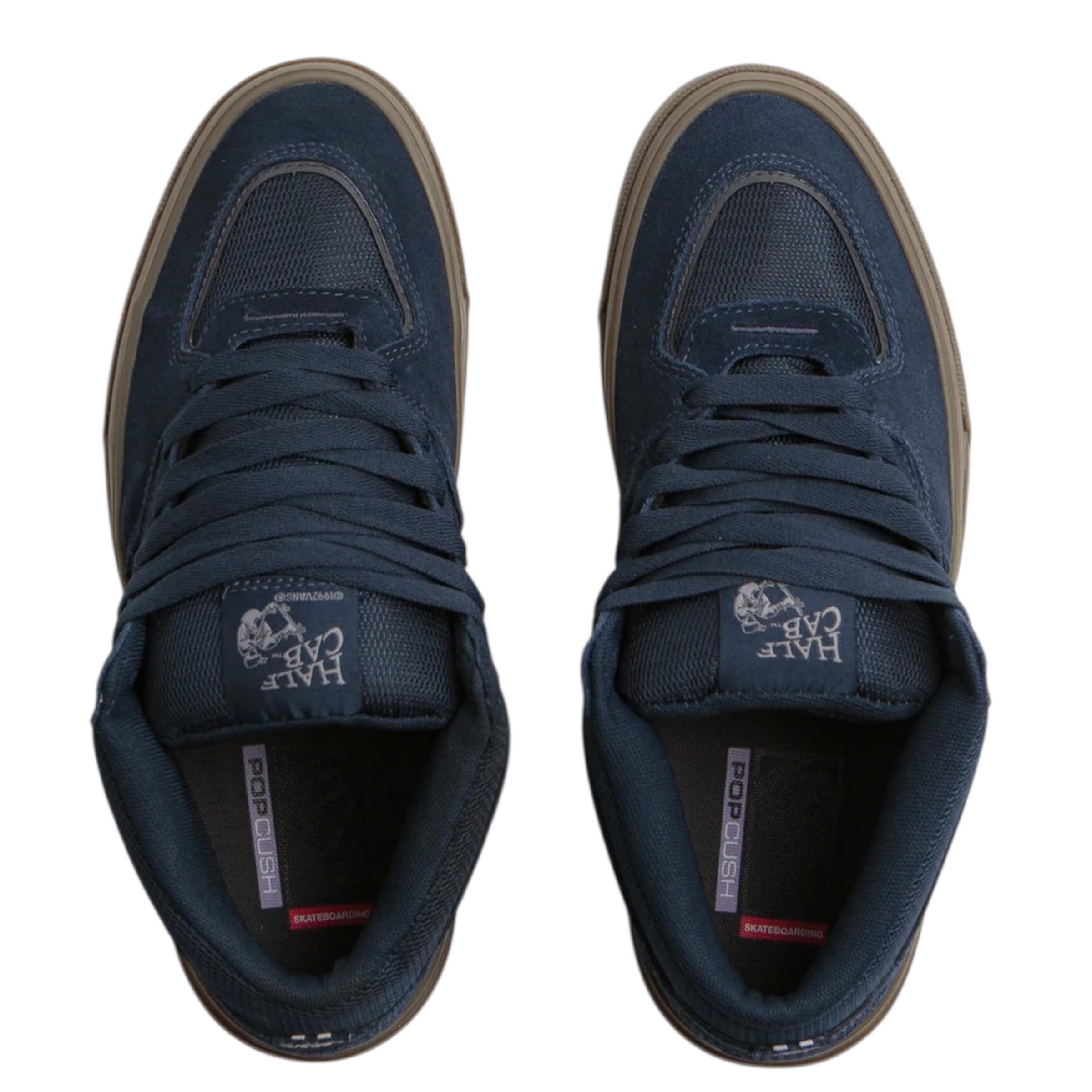 VANS - SKATE HALF CAB WAFFLECUP SHOES NAVY/GUM