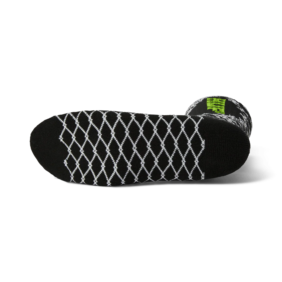 HUF BROKEN FENCE CREW SOCK - BLACK