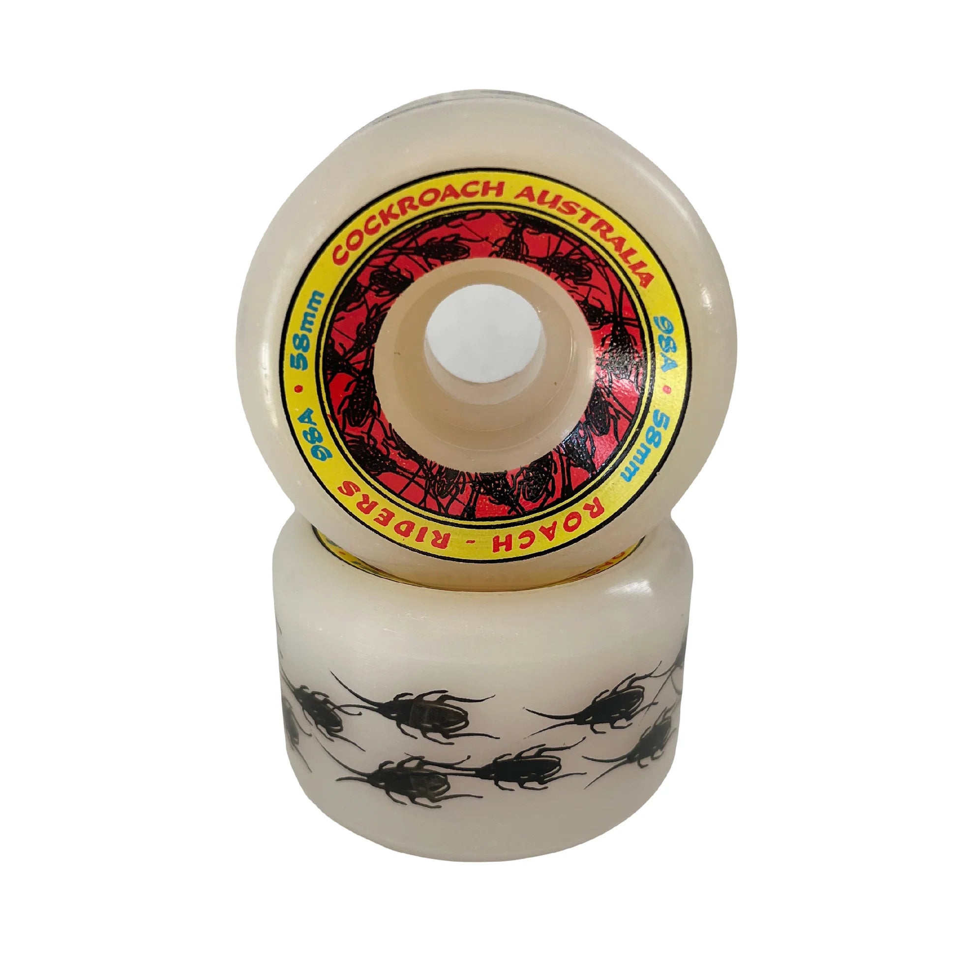 COCKROACH WHEELS ROACH RIDERS 58mm 98A - NATURAL