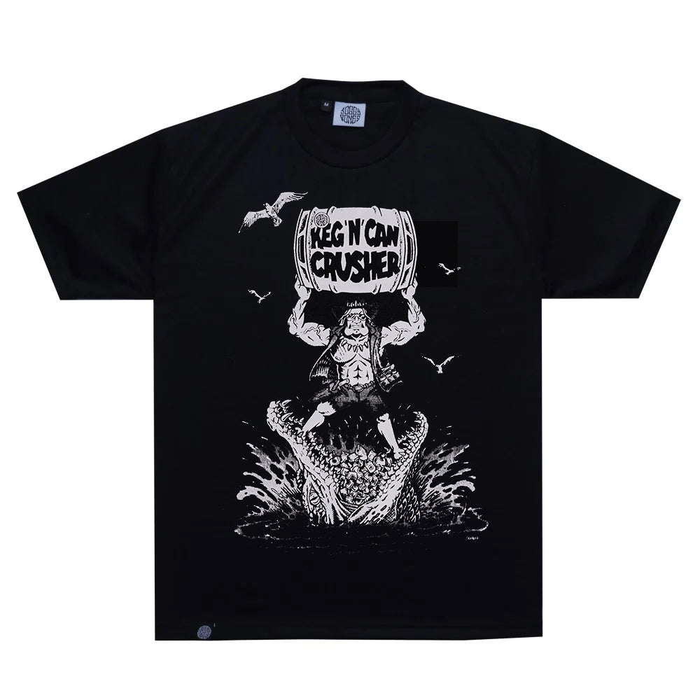 SOGGYBONES KEG ‘N’ CAN CRUSHER TEE - Black