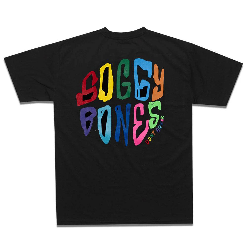 SOGGYBONES SCRIBBLE YOUTH TEE - BLACK