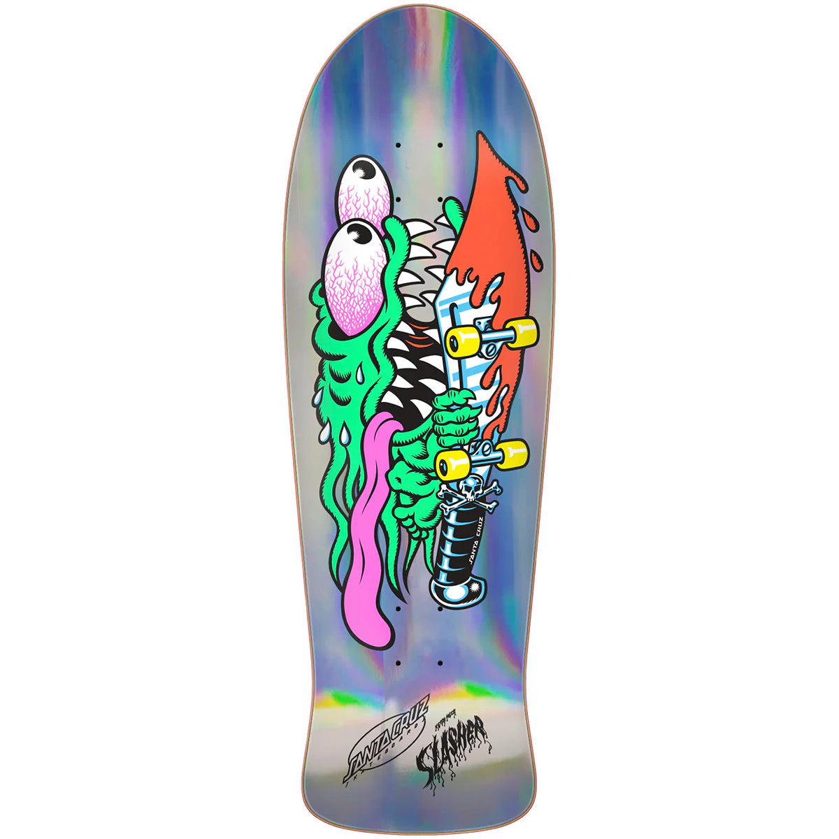 SANTA CRUZ - KEITH MEEK SLASHER 10.1 REISSUE SKATEBOARD DECK