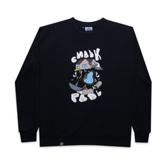 Chook Pool limited edition crewneck - black