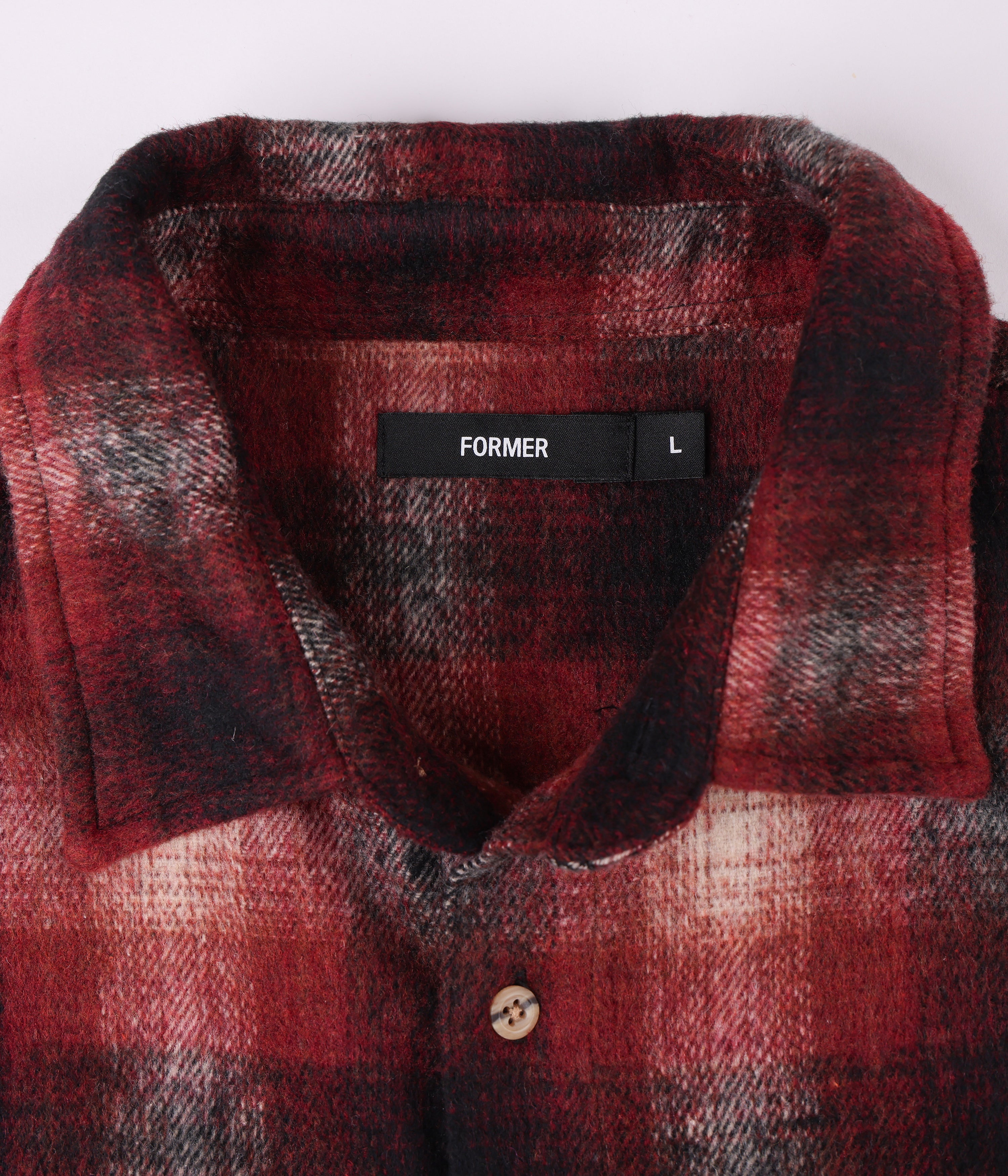 Former Manners Flannel LS shirt - Red