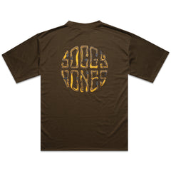 SOGGYBONES OG SNAKE (king brown) TEE - OLIVE