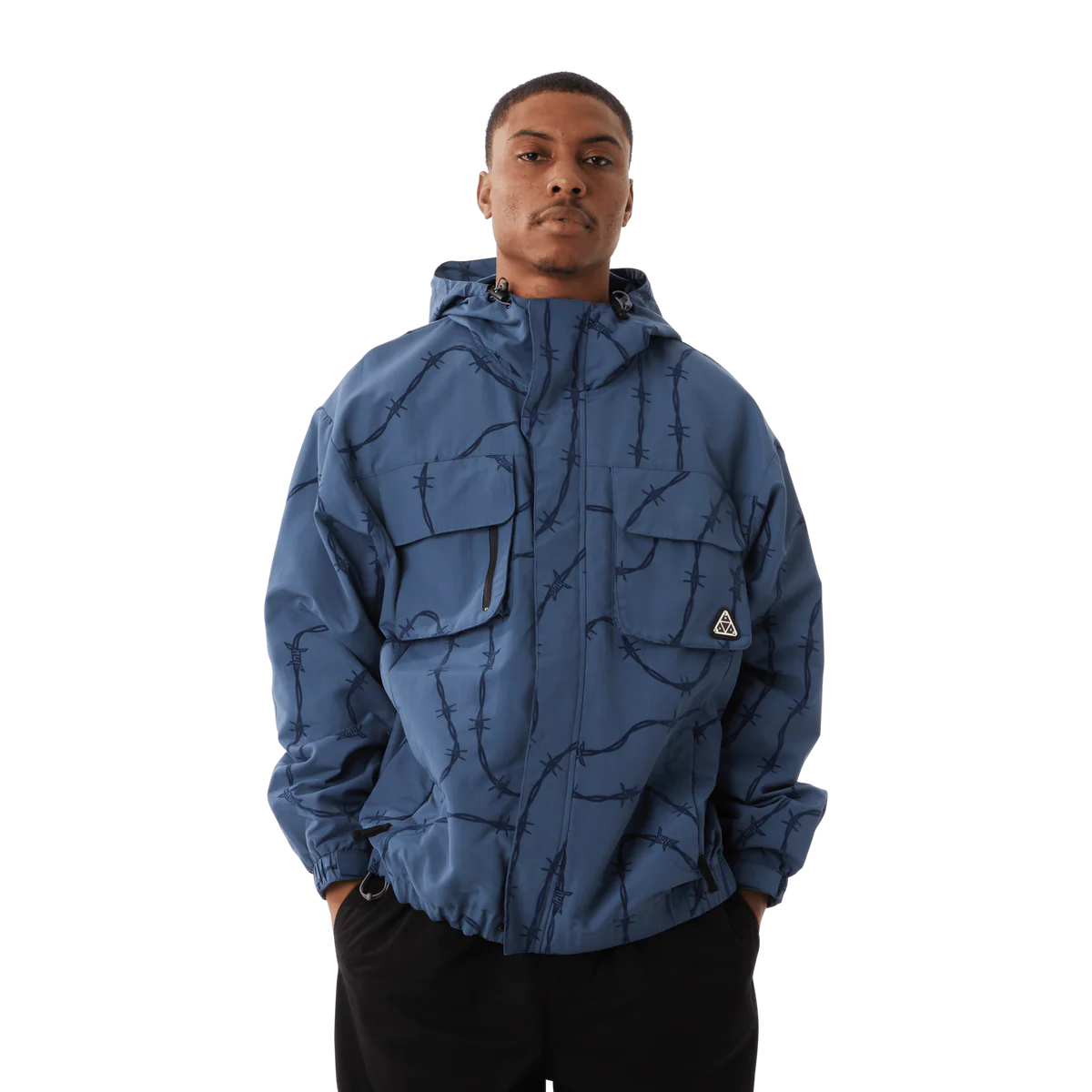 Huf Reservoir jacket - Oil Blue