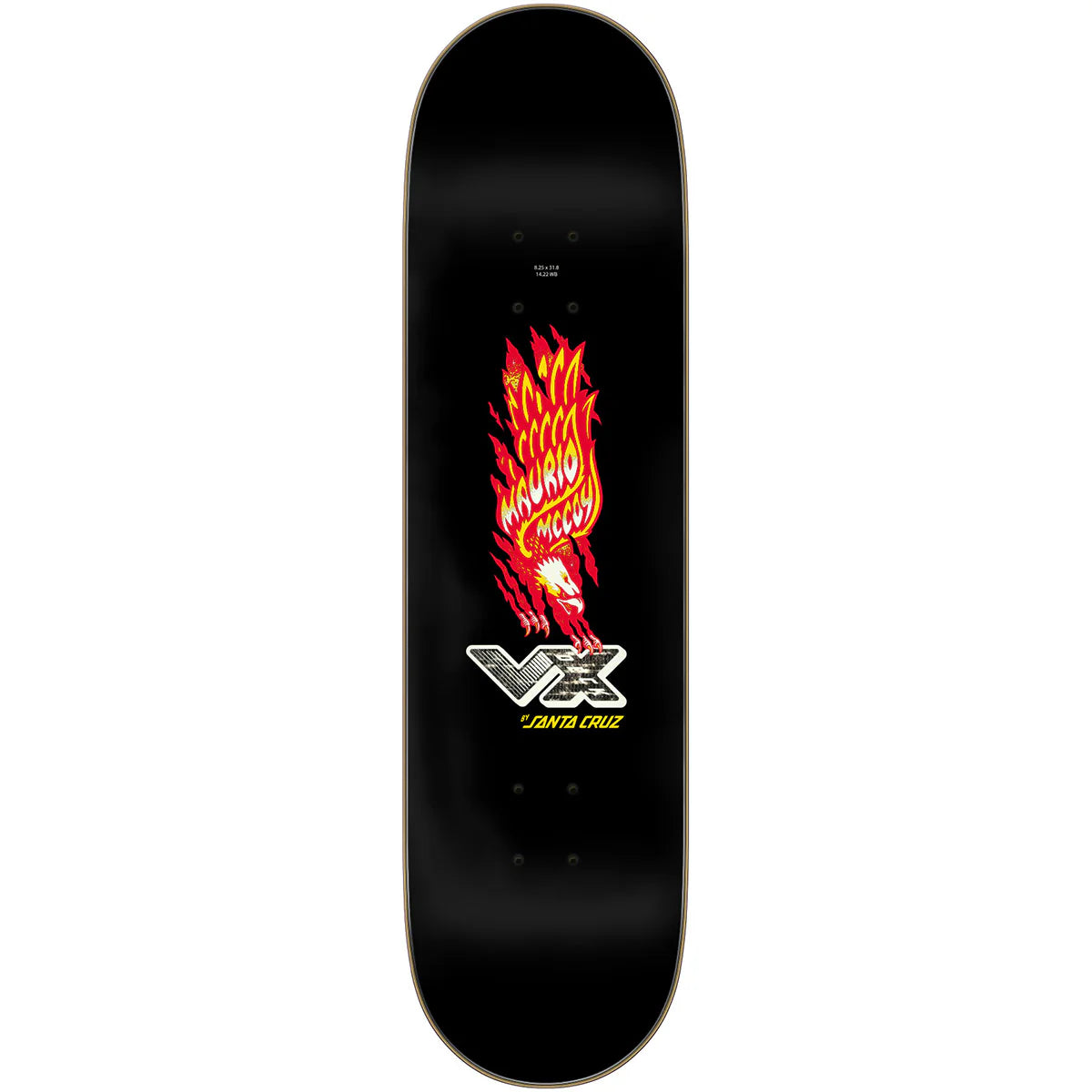 SANTA CRUZ - MAURIO MCCOY RIPPING EAGLE VX TWIN 8.25 SKATEBOARD DECK