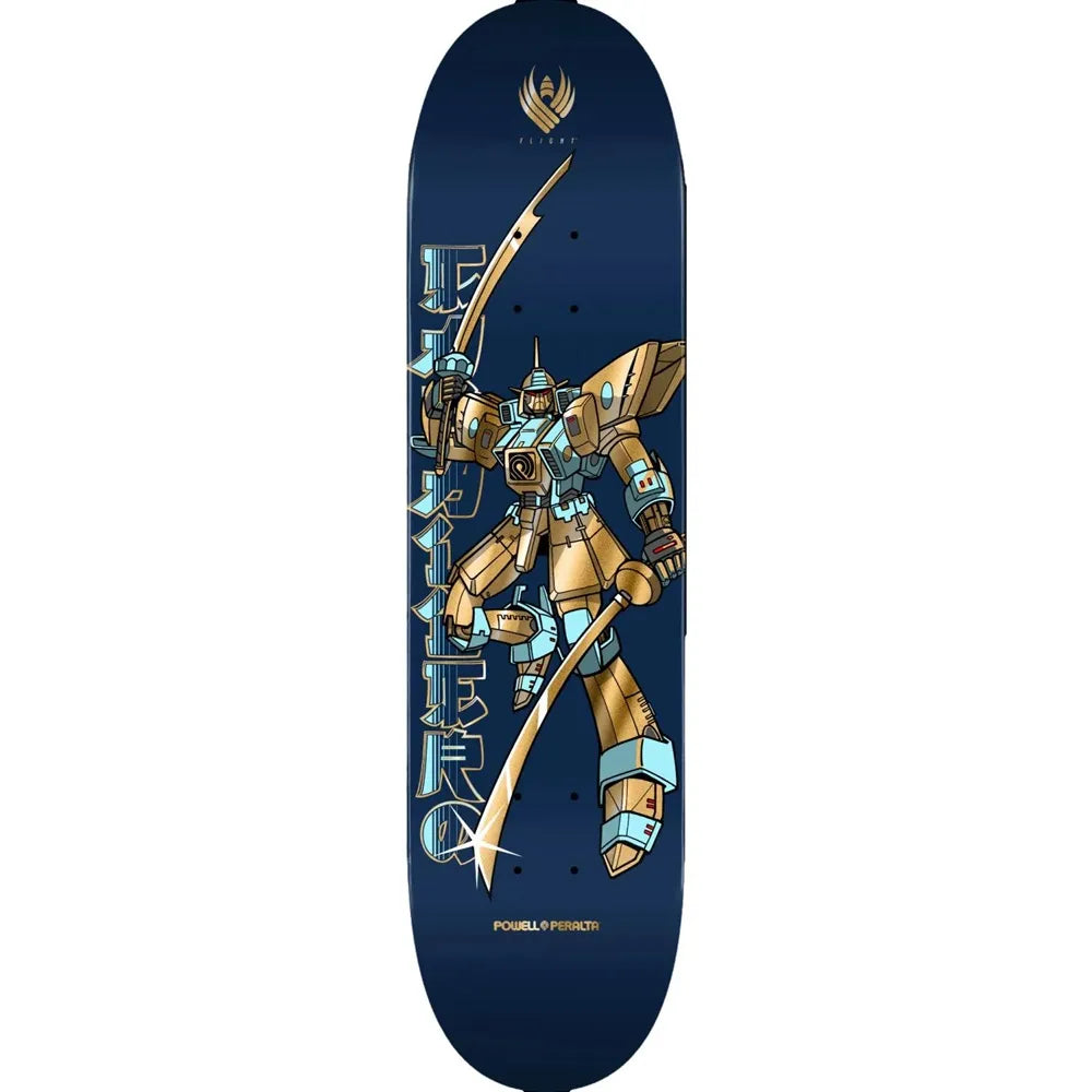 POWELL PERALTA - STEVE CABALLERO GUNDAM LIGHT BLUE 8.5” SKATEBOARD DECK