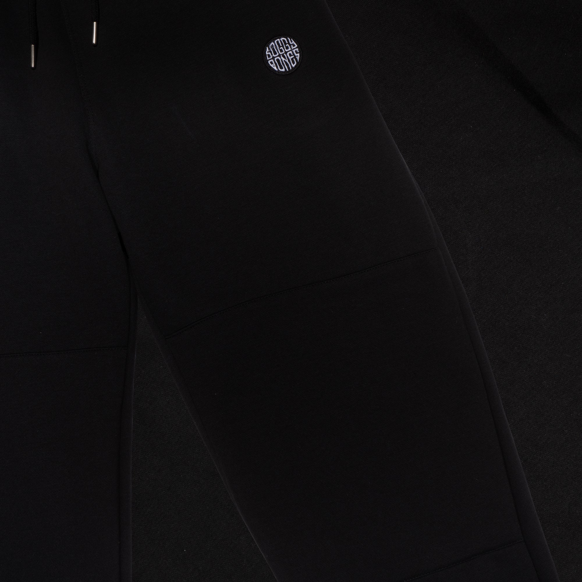 SOGGYBONES OG DOUBLE KNEE SWEATPANTS - BLACK