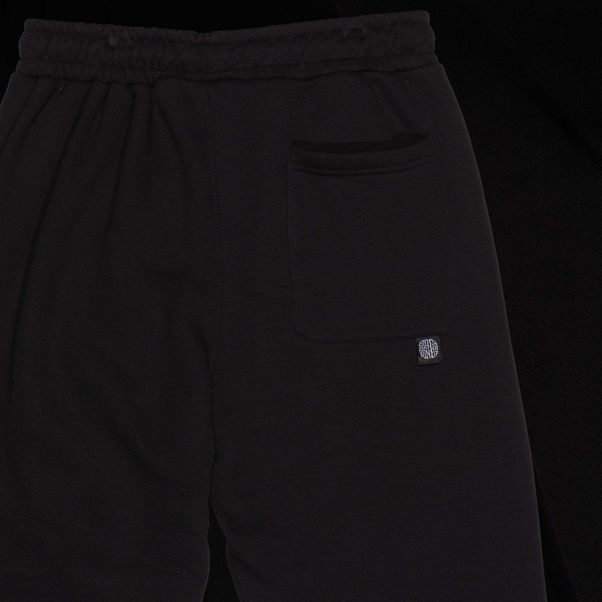 SOGGYBONES OG DOUBLE KNEE SWEATPANTS - BLACK