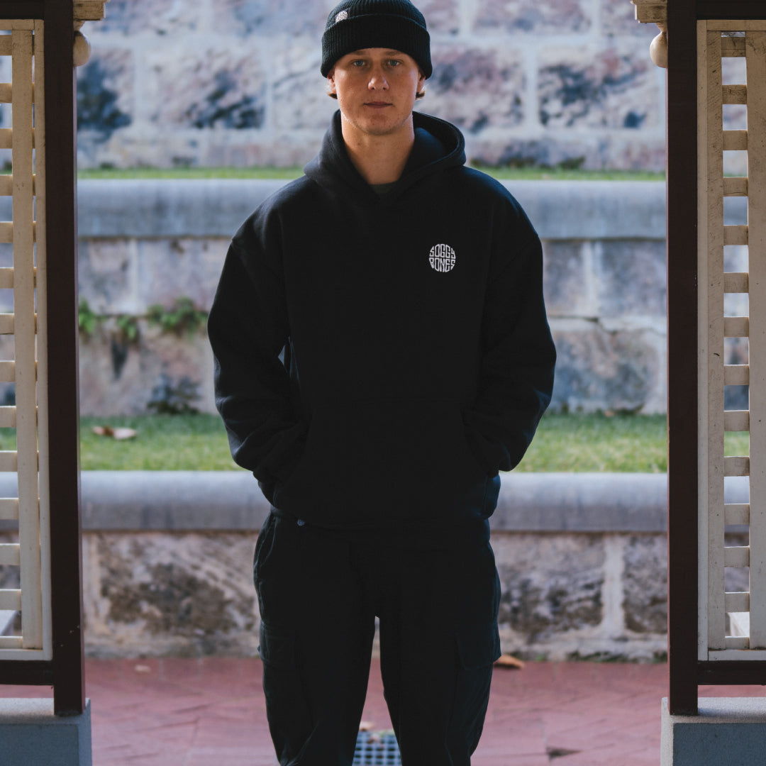 SOGGYBONES OG HOOD - BLACK