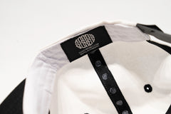 Soggybones Quad logo 5 panel cap, Black / off white