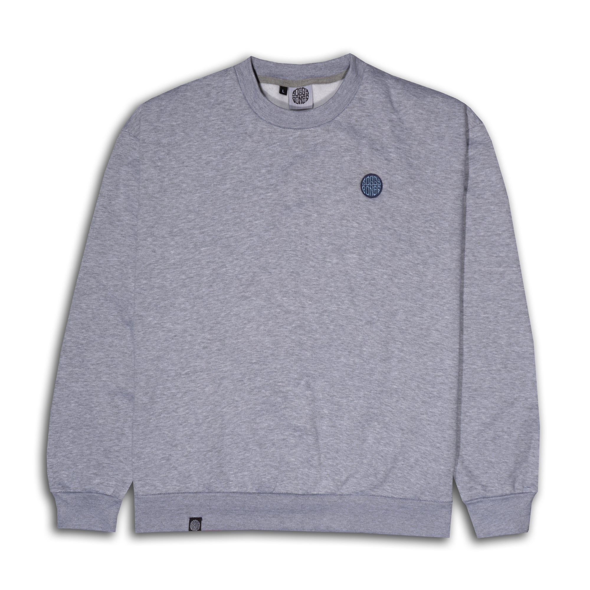 SOGGYBONES OG BUTTON CREWNECK - GREY