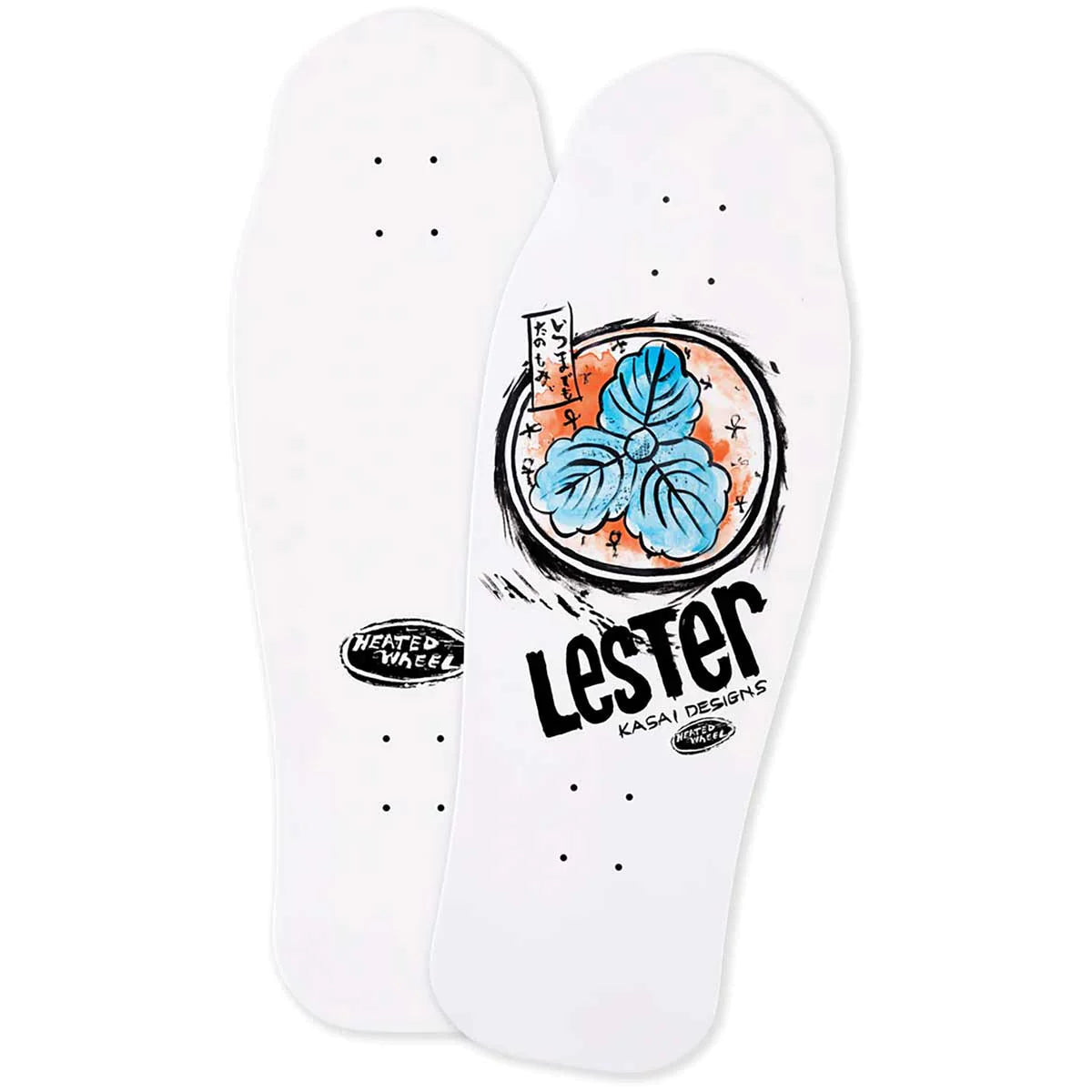 THE HEATED WHEEL - LESTER KASAI LTD 10.375 SKATEBOARD DECK