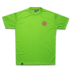 Soggybones OG tee FLURO green / pink