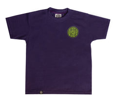 Soggybones OG Logo Youth Tee - Green/Purple