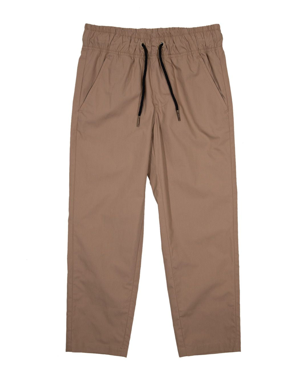 Santa Cruz YOUTH solid strip elastic waist pant - TAN